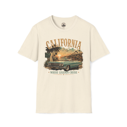 California Sunset Cruiser Classic Car Tee