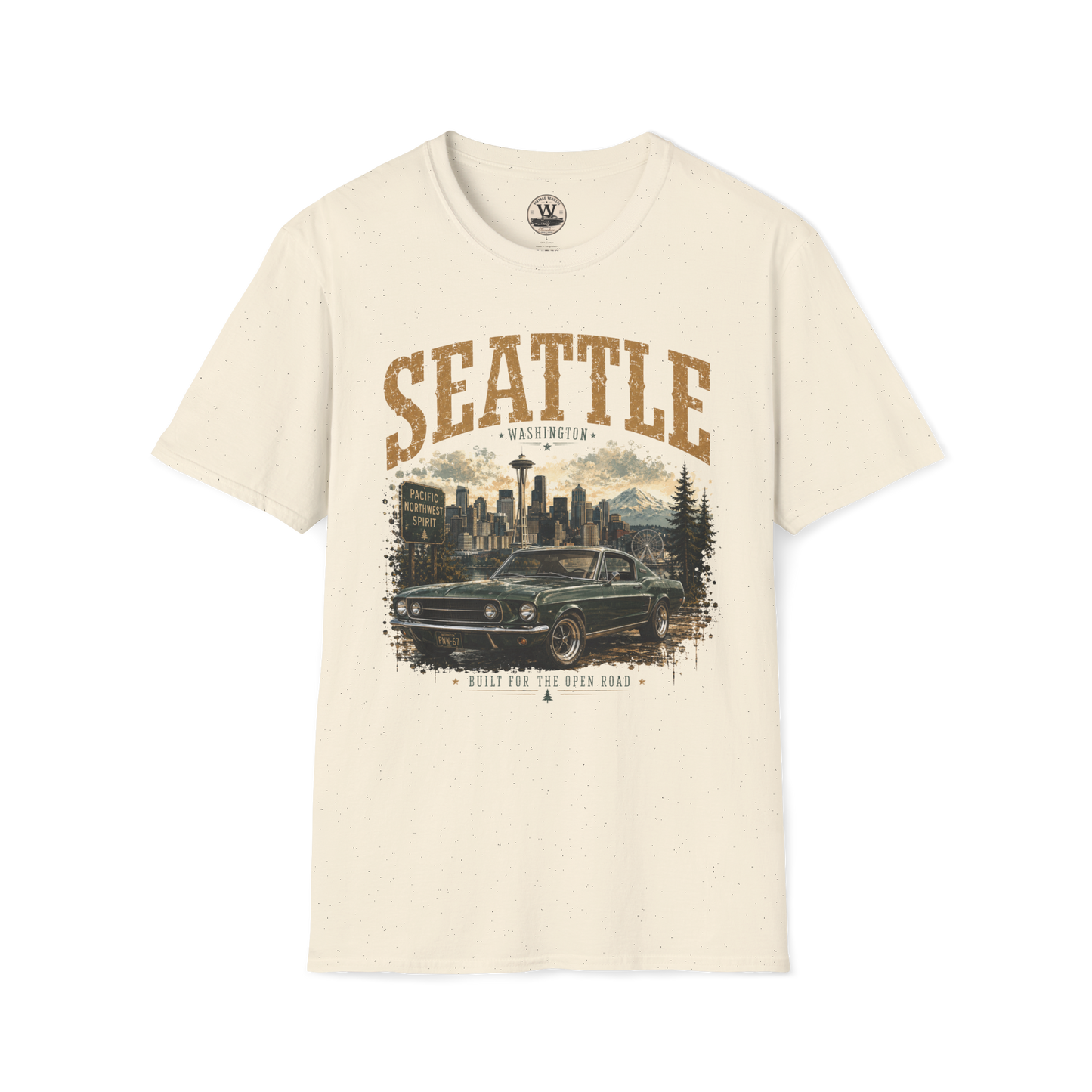 Seattle Vintage Car Tee
