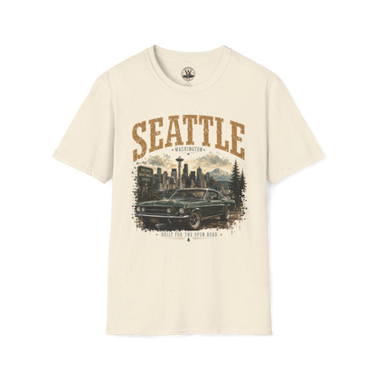 Seattle Vintage Car Tee