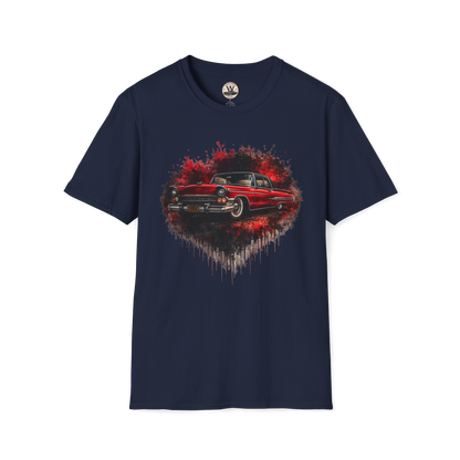 Crimson Cruiser – Classic Car Tee
