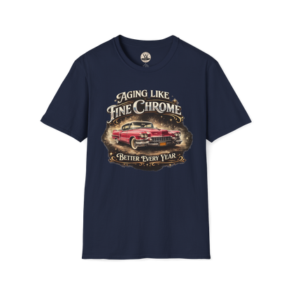 Aging Like Fine Chrome – Classic Car Tee