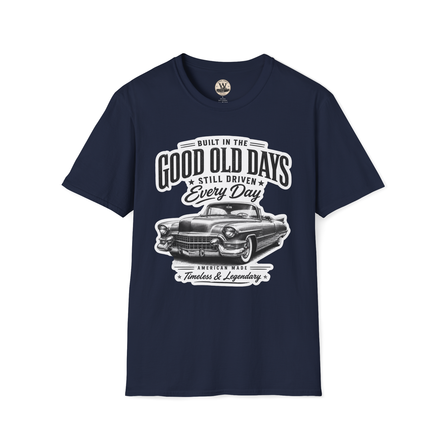 Built In The Good Old Days – Classic Car Tee