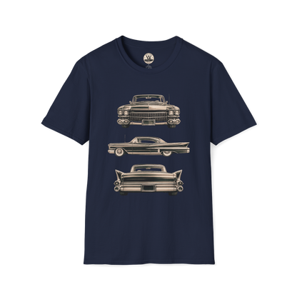Classic American Car Three-View Graphic Tee
