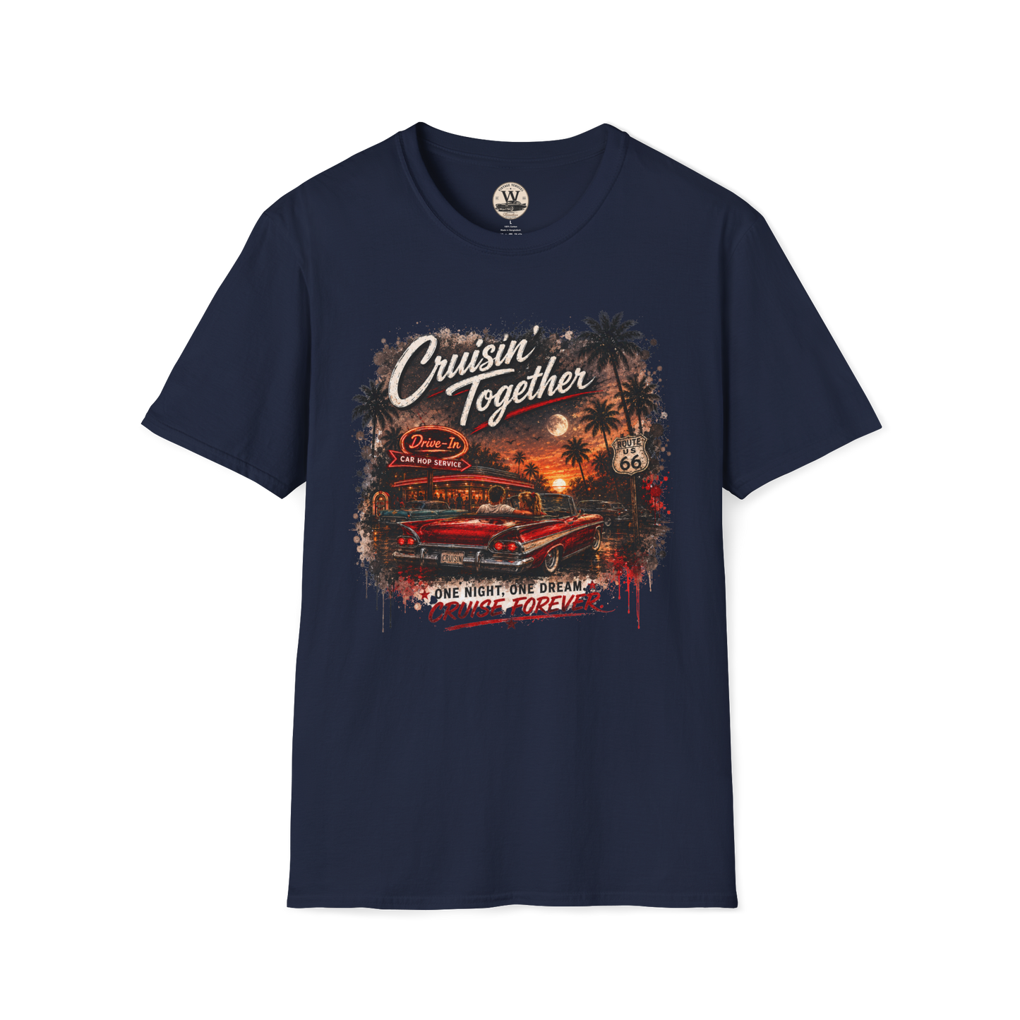 Cruisin' Together Red Convertible Tee