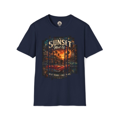 Sunset Meet-Up Classic Car Show Tee