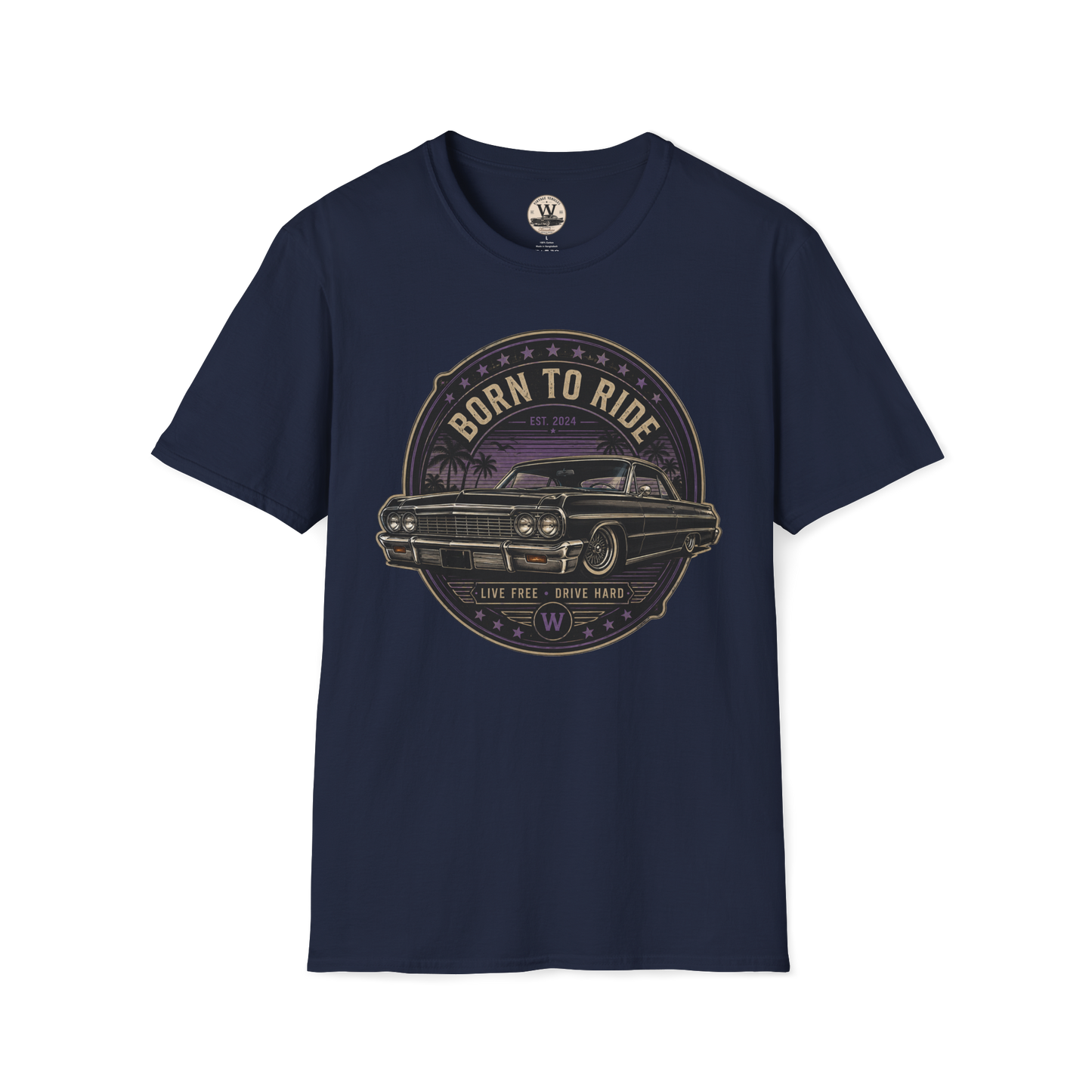 Born To Ride – Classic Lowrider Tee