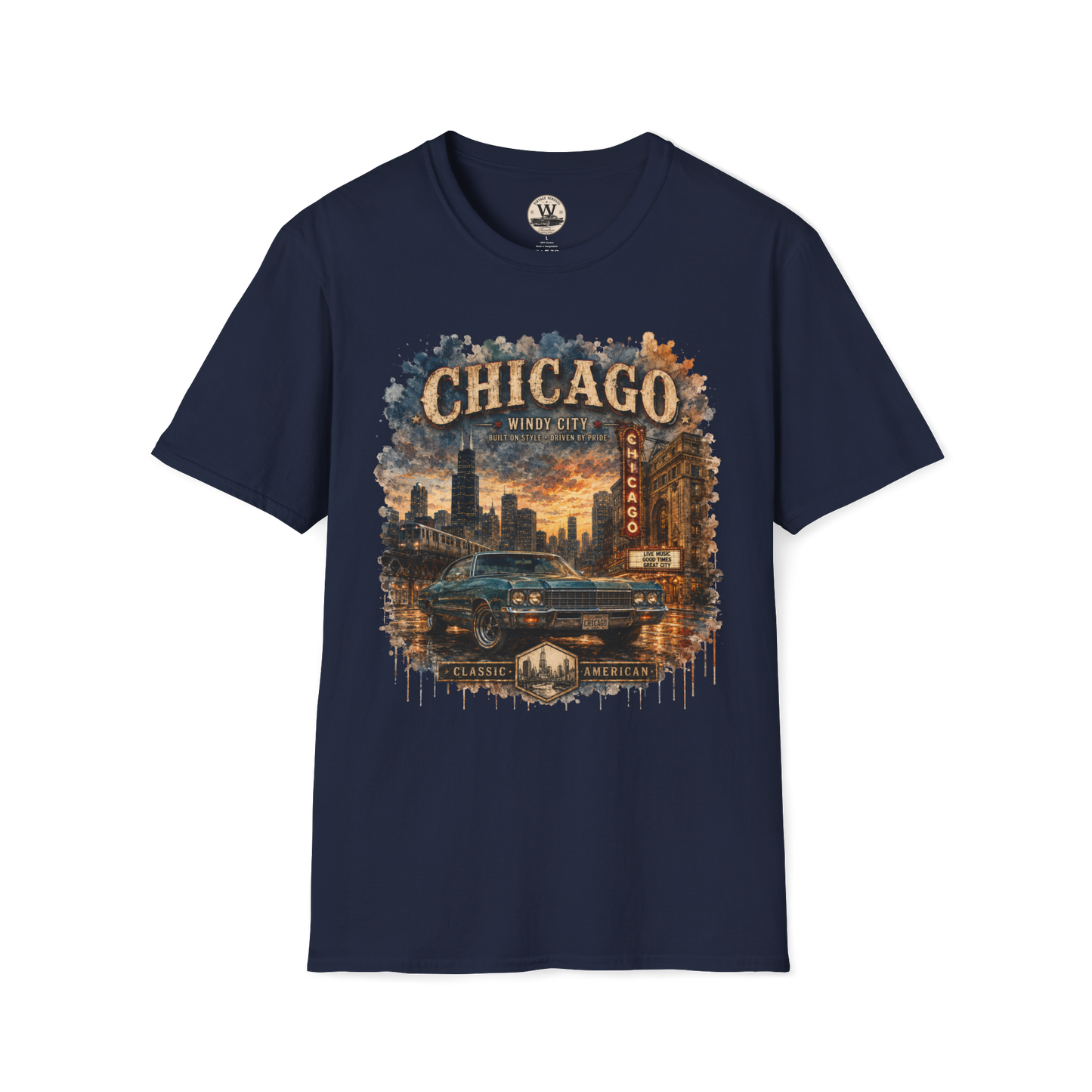 Chicago Streets & Steel Tee