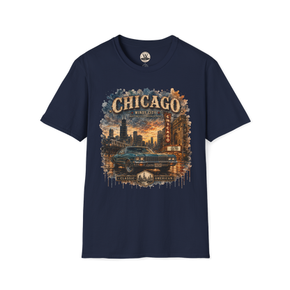 Chicago Streets & Steel Tee