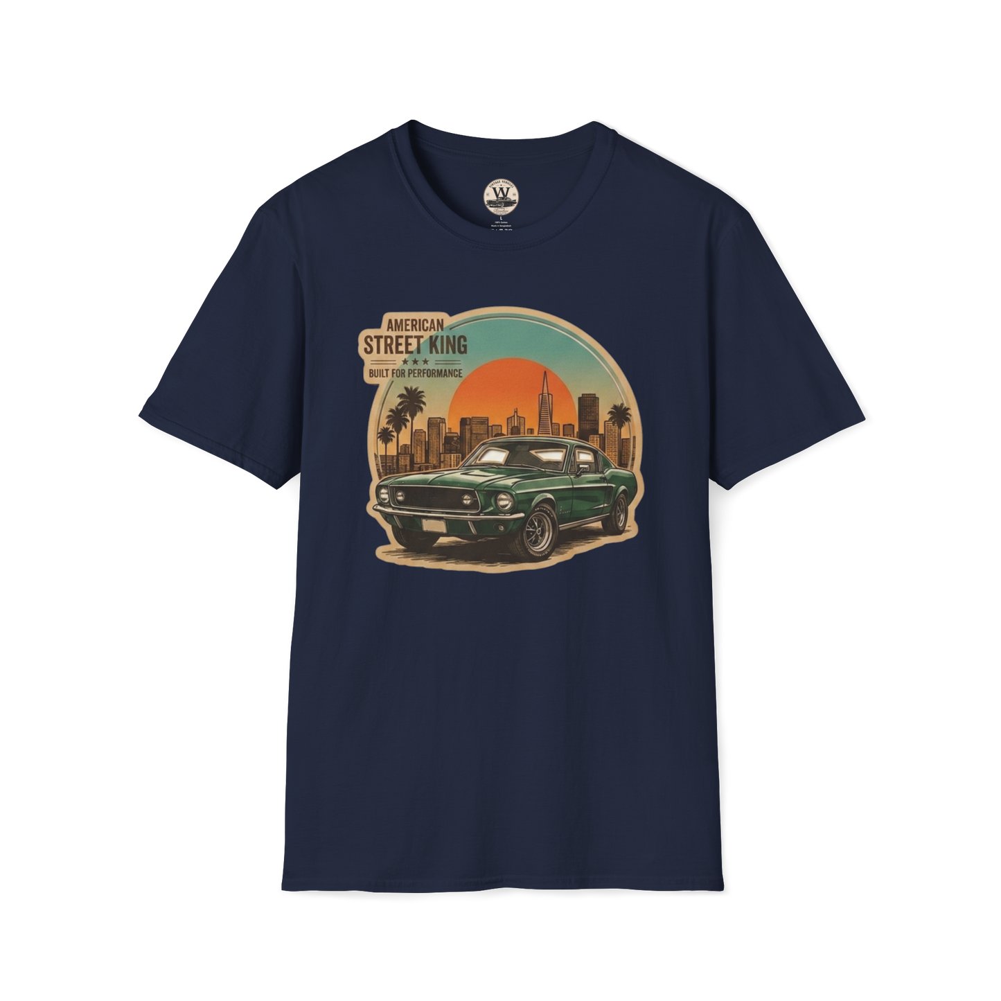 American Street King – Classic Muscle Car Tee