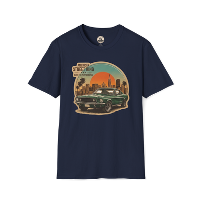 American Street King – Classic Muscle Car Tee