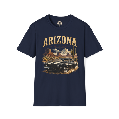 Arizona Desert Highways Vintage Car Tee