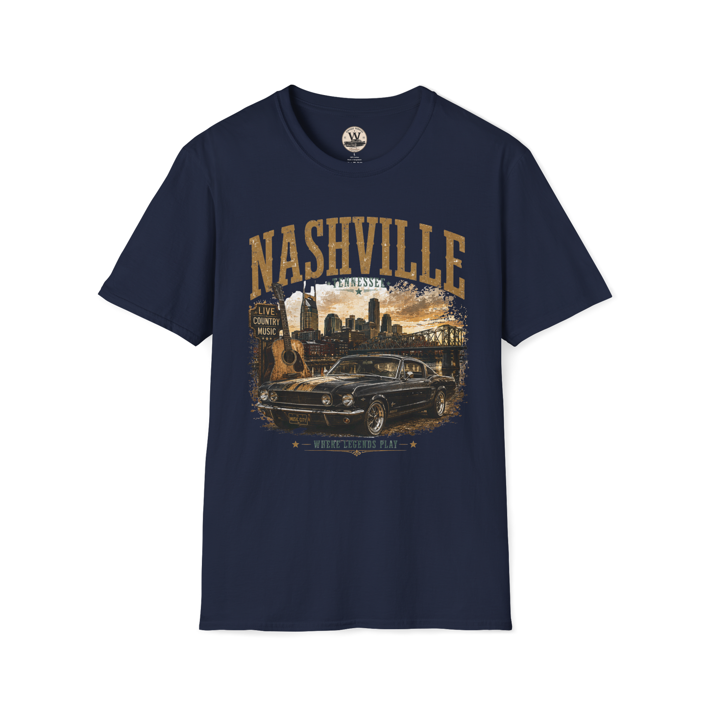Nashville Classic Car Tee
