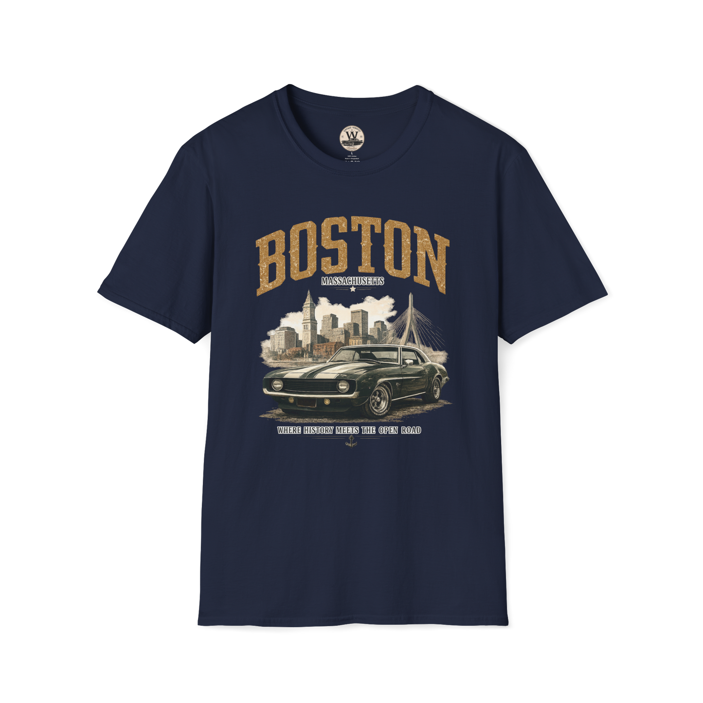 Boston Vintage Car Tee