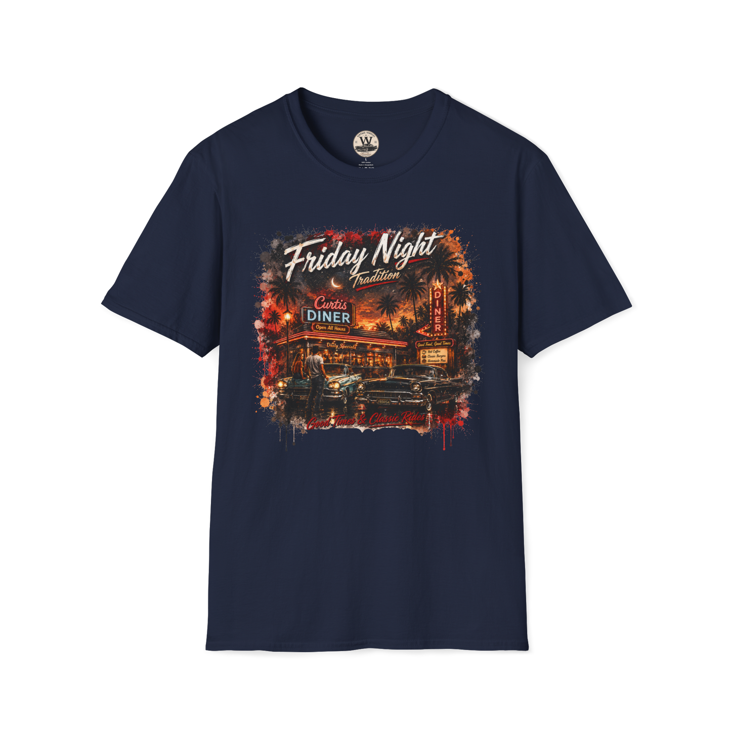 Friday Night Tradition Vintage Car Tee