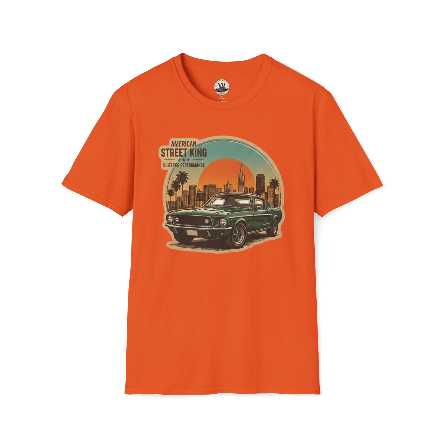 American Street King – Classic Muscle Car Tee