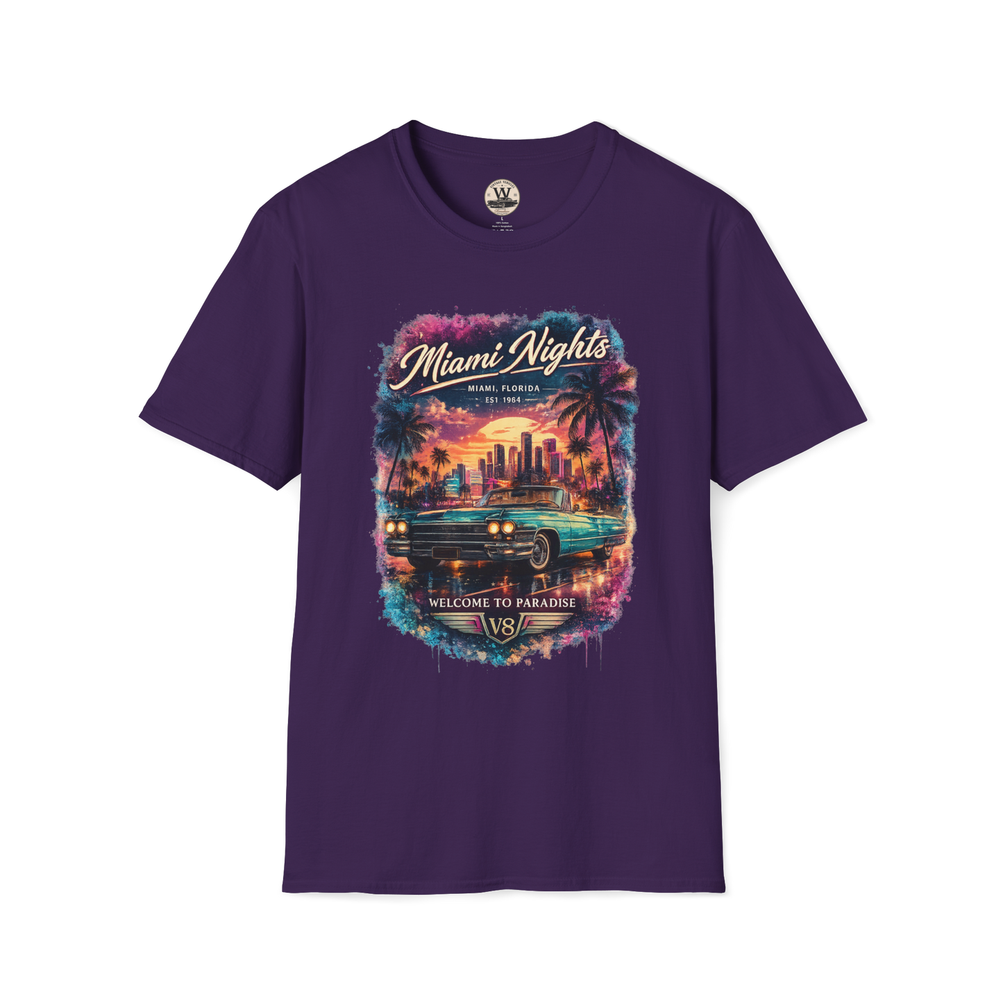 Miami Nights V8 Tee
