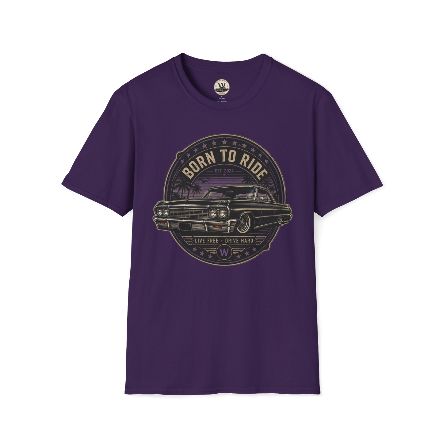 Born To Ride – Classic Lowrider Tee
