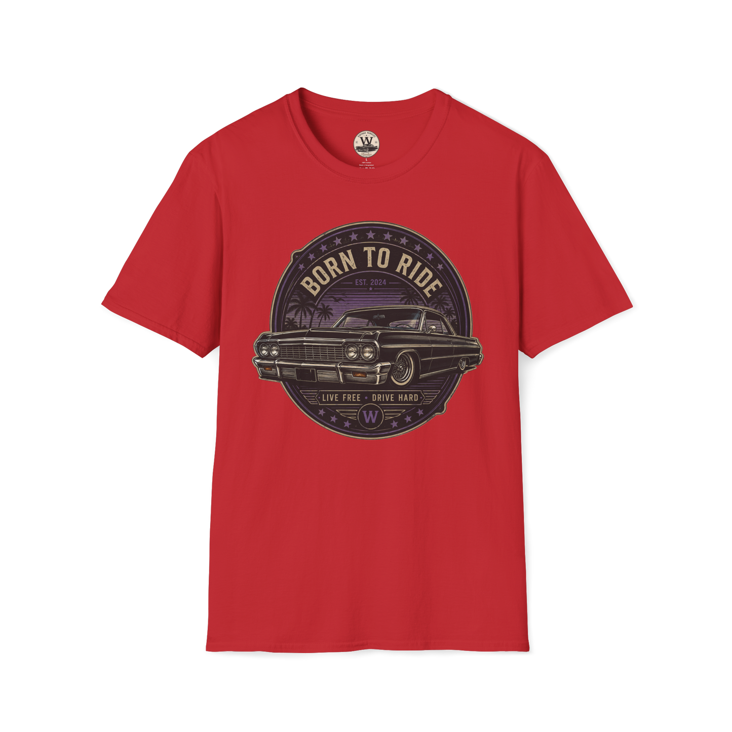 Born To Ride – Classic Lowrider Tee