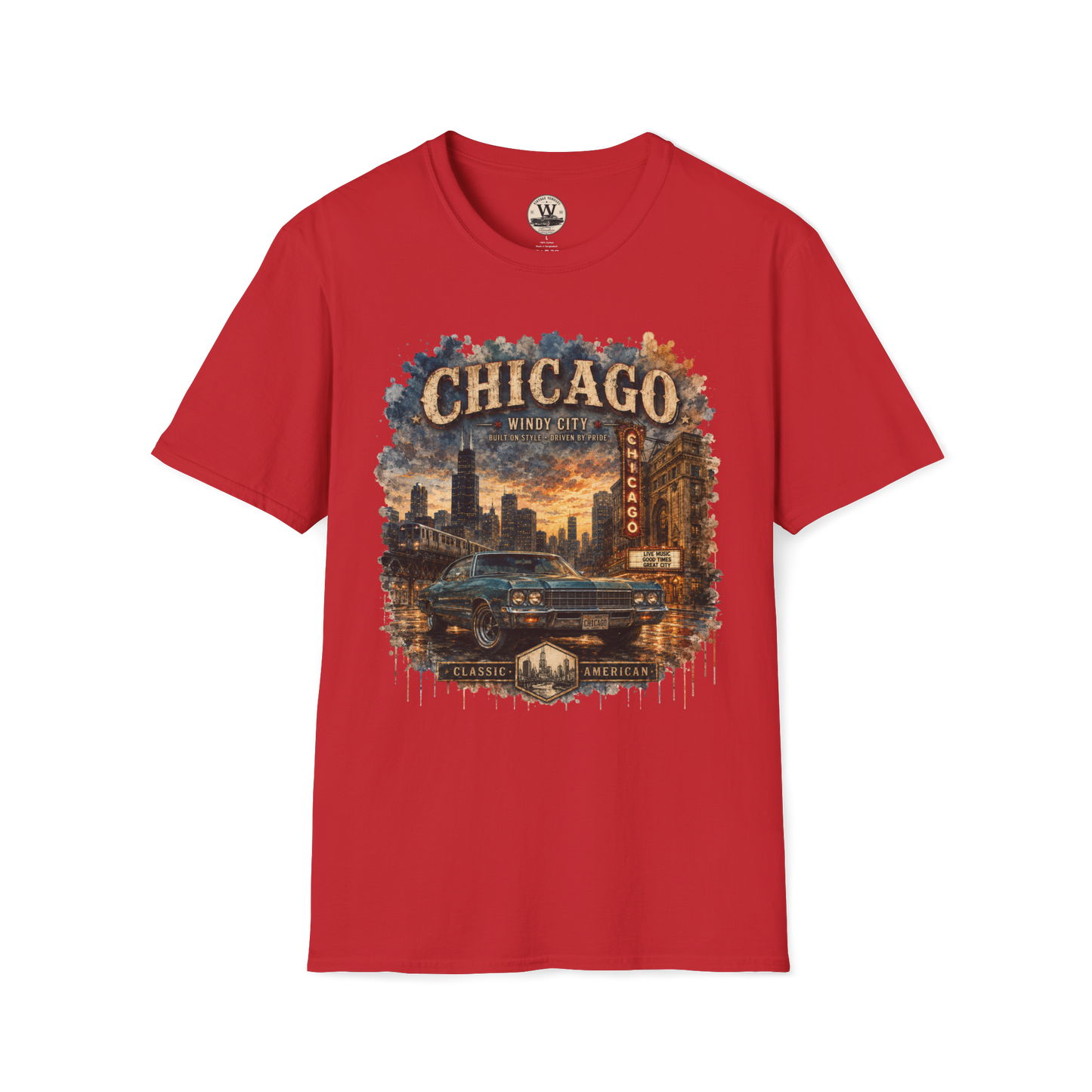 Chicago Streets & Steel Tee