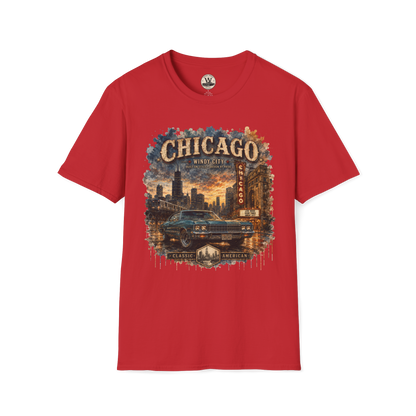 Chicago Streets & Steel Tee
