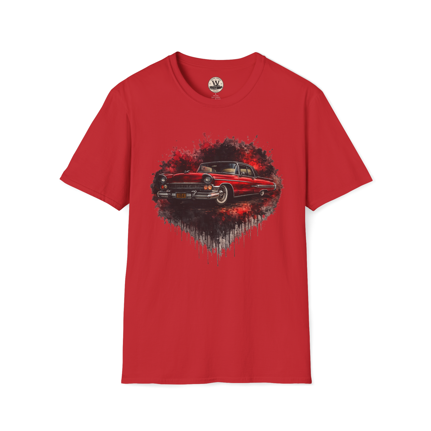 Crimson Cruiser – Classic Car Tee