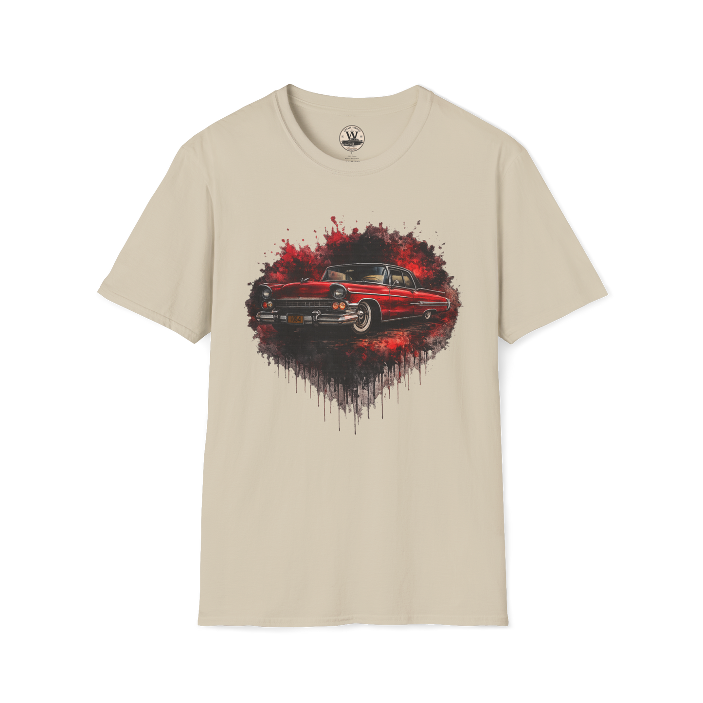 Crimson Cruiser – Classic Car Tee