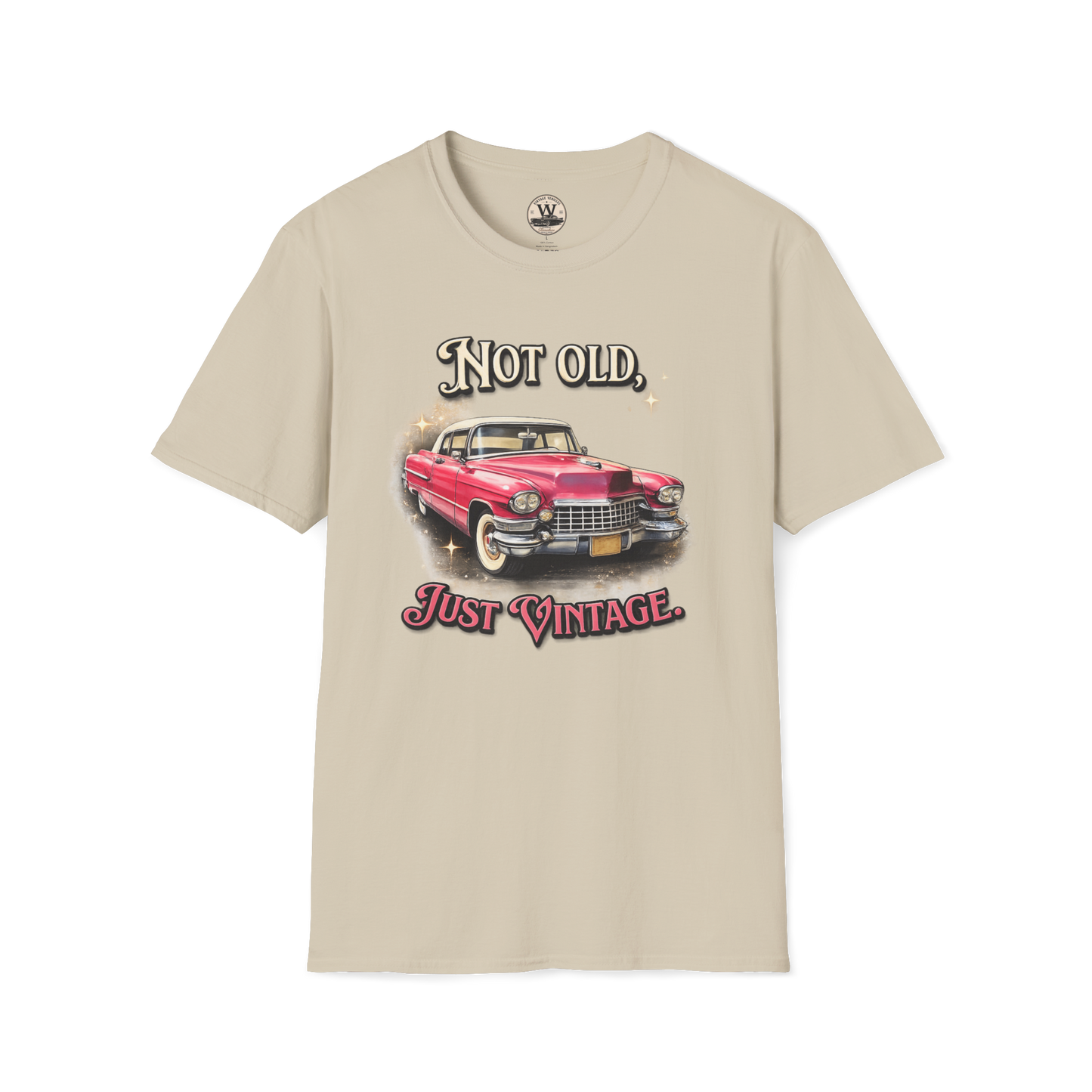 Not Old, Just Vintage – Classic Car Tee