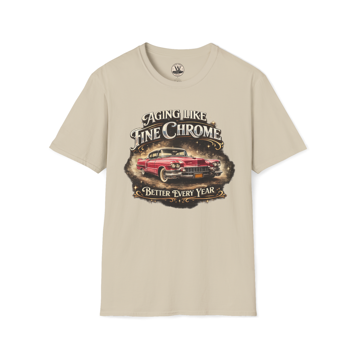 Aging Like Fine Chrome – Classic Car Tee