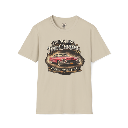Aging Like Fine Chrome – Classic Car Tee
