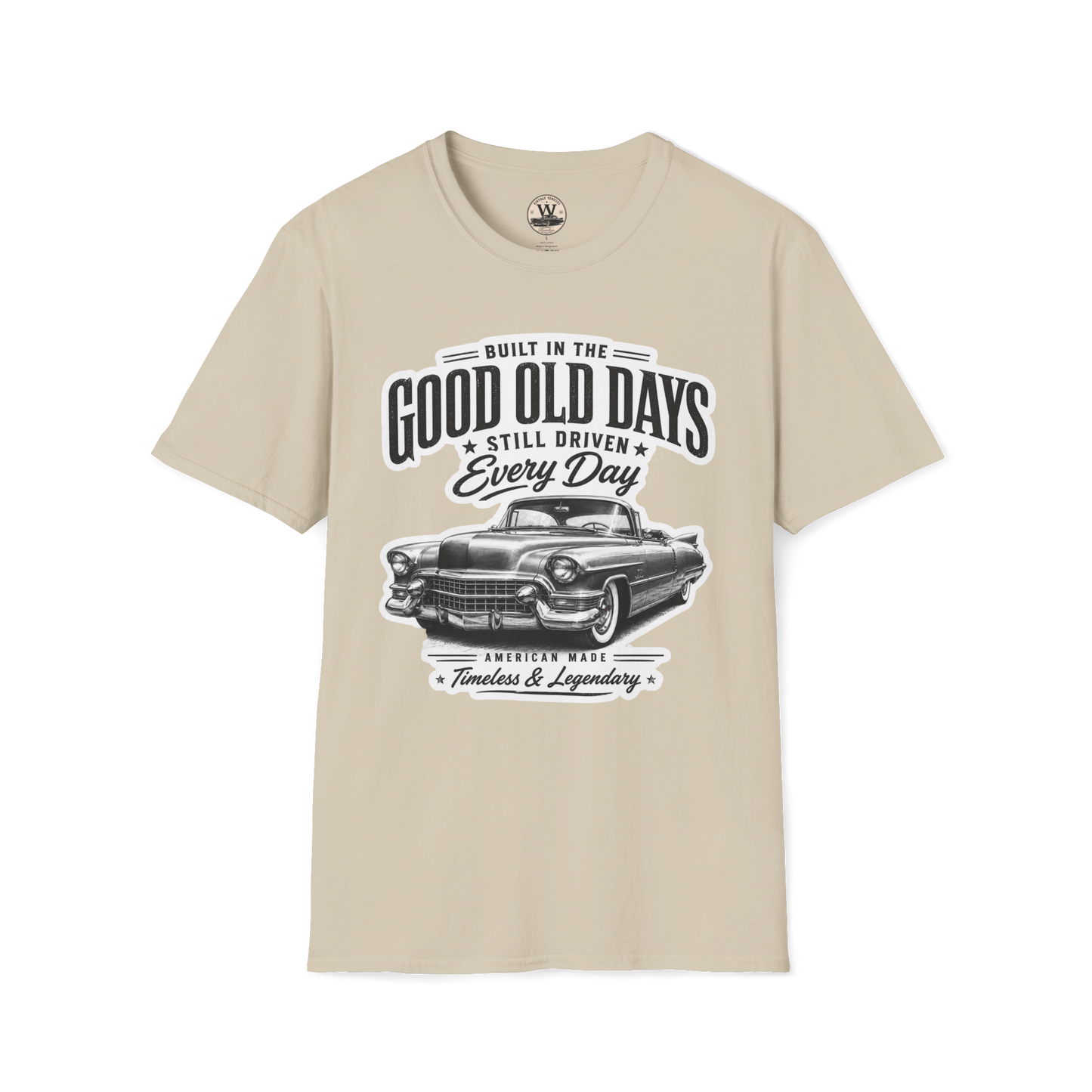 Built In The Good Old Days – Classic Car Tee