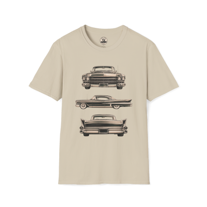Classic American Car Three-View Graphic Tee