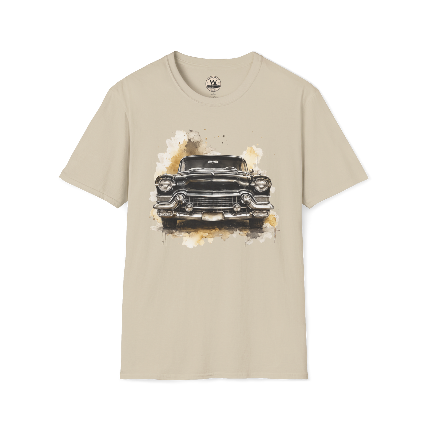 Vintage American Car Watercolor Graphic Tee