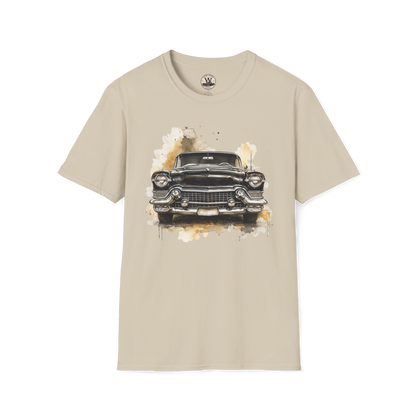 Vintage American Car Watercolor Graphic Tee