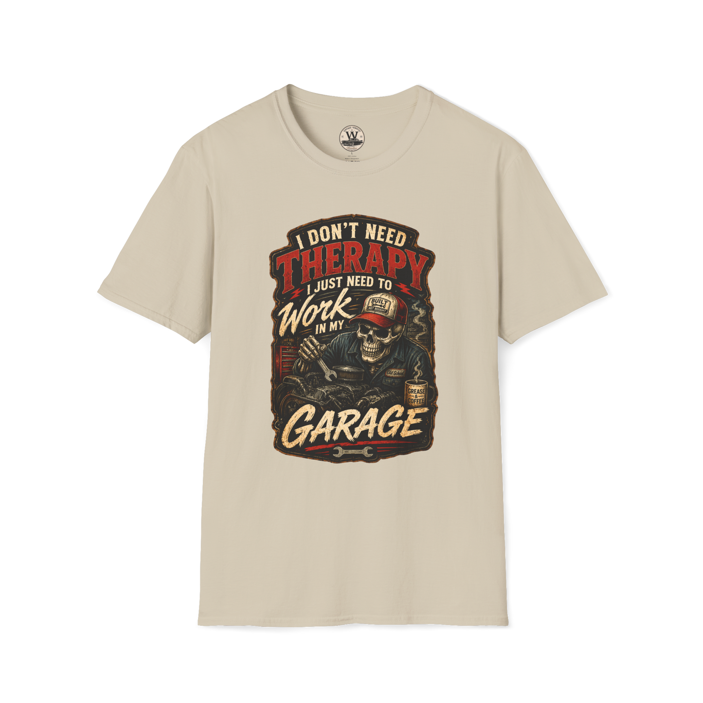I Don't Need Therapy – Garage Mechanic Tee