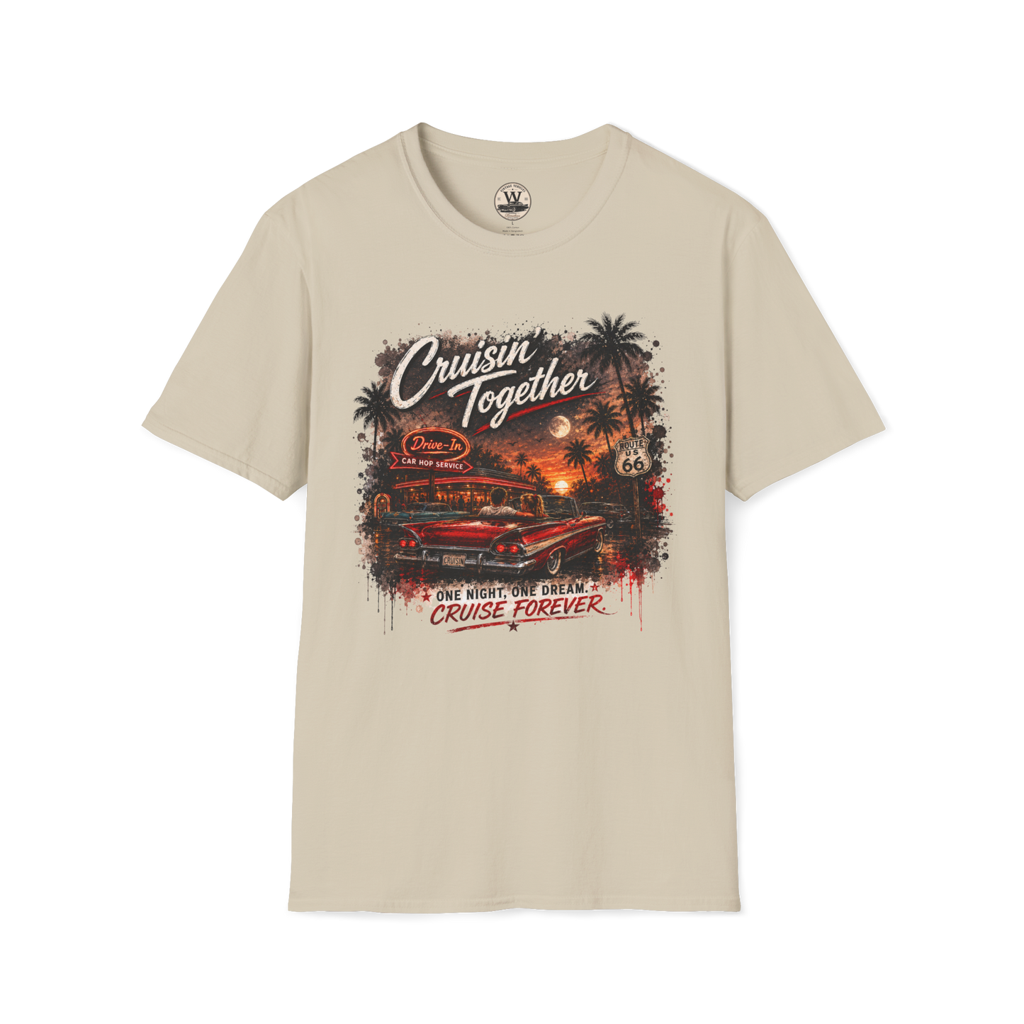Cruisin' Together Red Convertible Tee