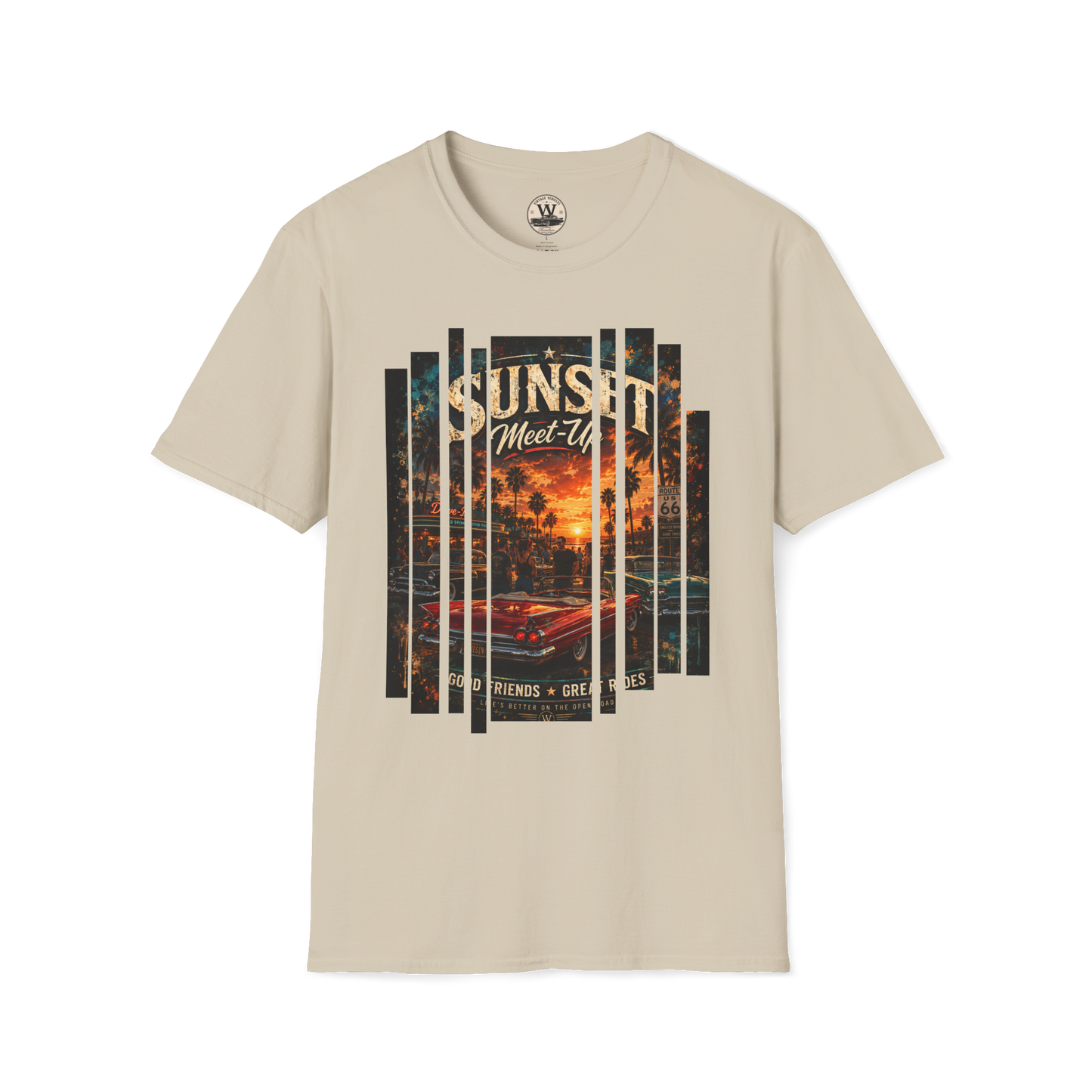 Sunset Meet-Up Classic Car Show Tee