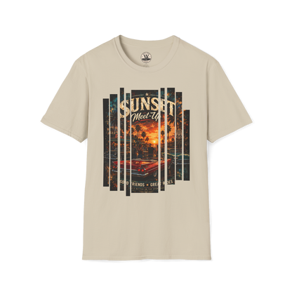 Sunset Meet-Up Classic Car Show Tee