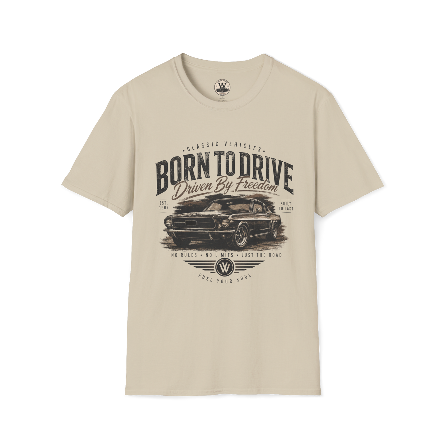 Born To Drive – Vintage Muscle Car T-Shirt