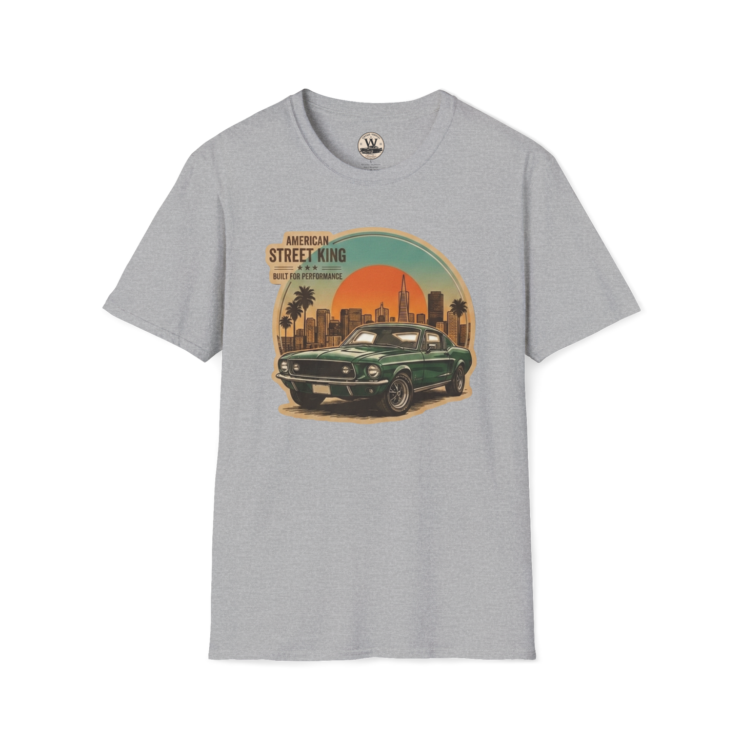American Street King – Classic Muscle Car Tee
