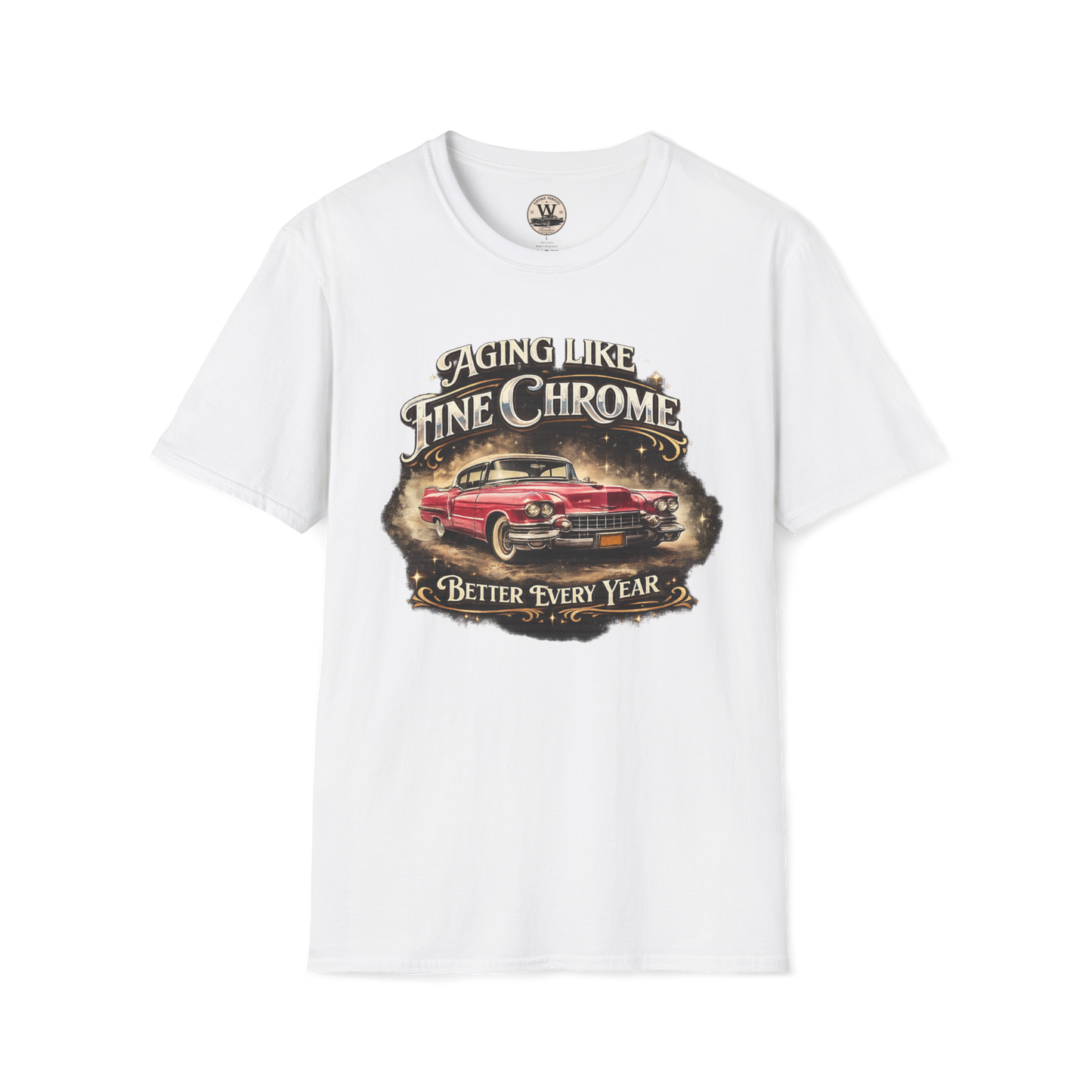 Aging Like Fine Chrome – Classic Car Tee
