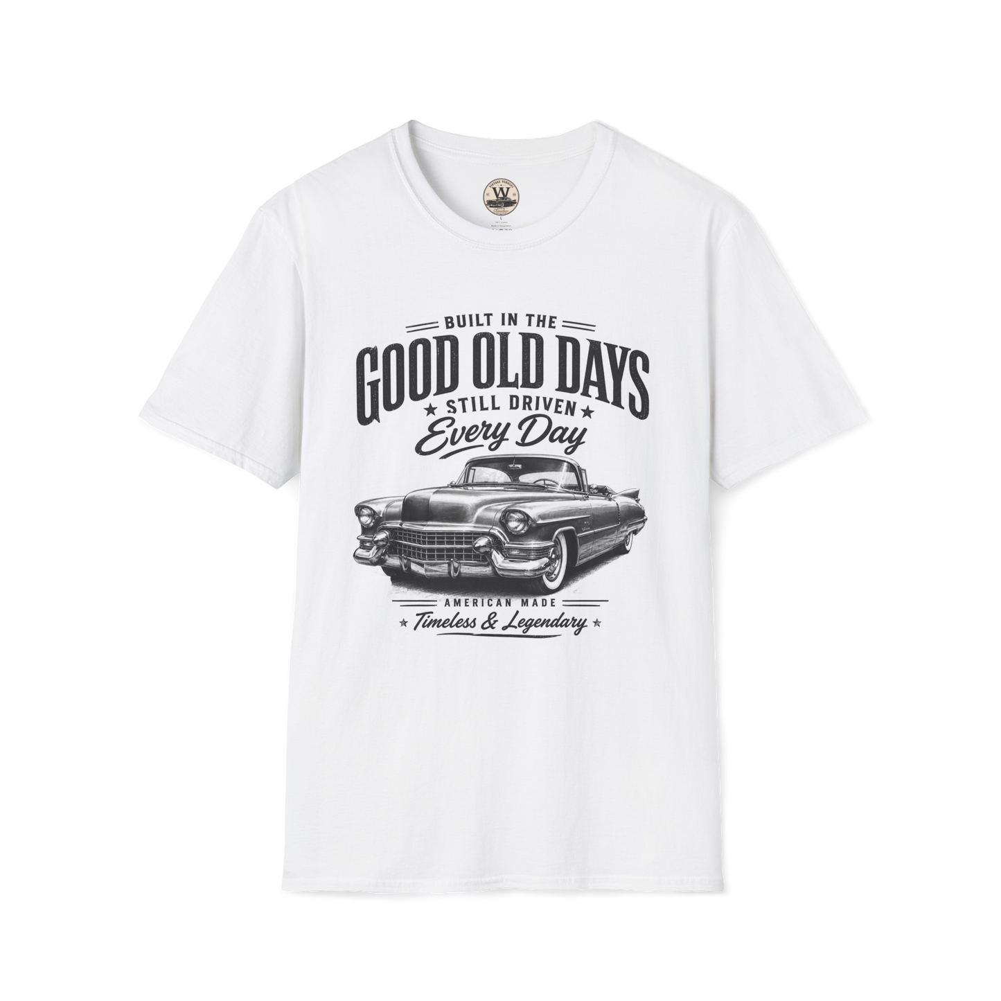 Built In The Good Old Days – Classic Car Tee