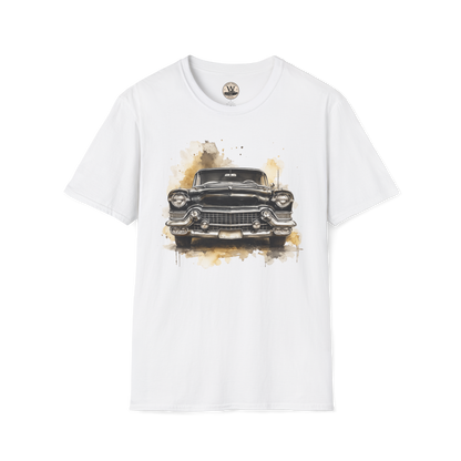 Vintage American Car Watercolor Graphic Tee