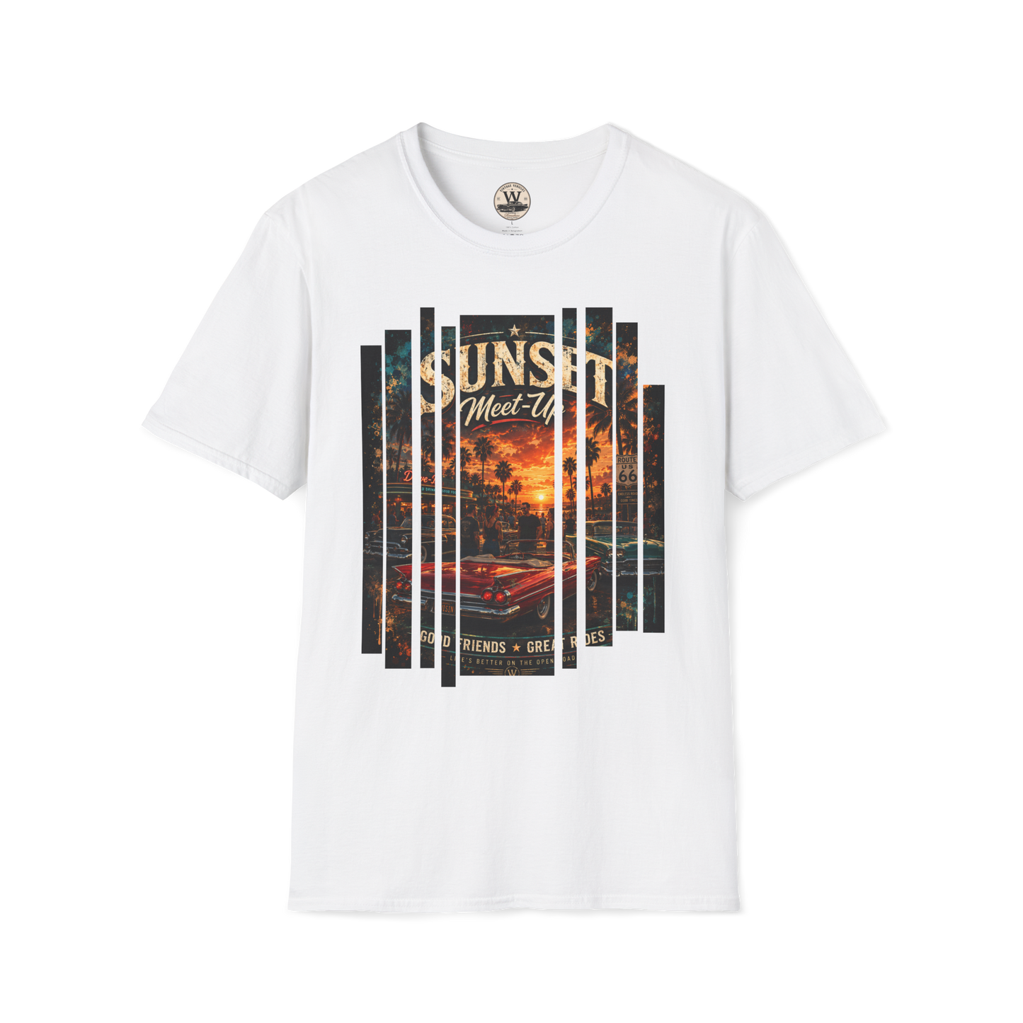 Sunset Meet-Up Classic Car Show Tee