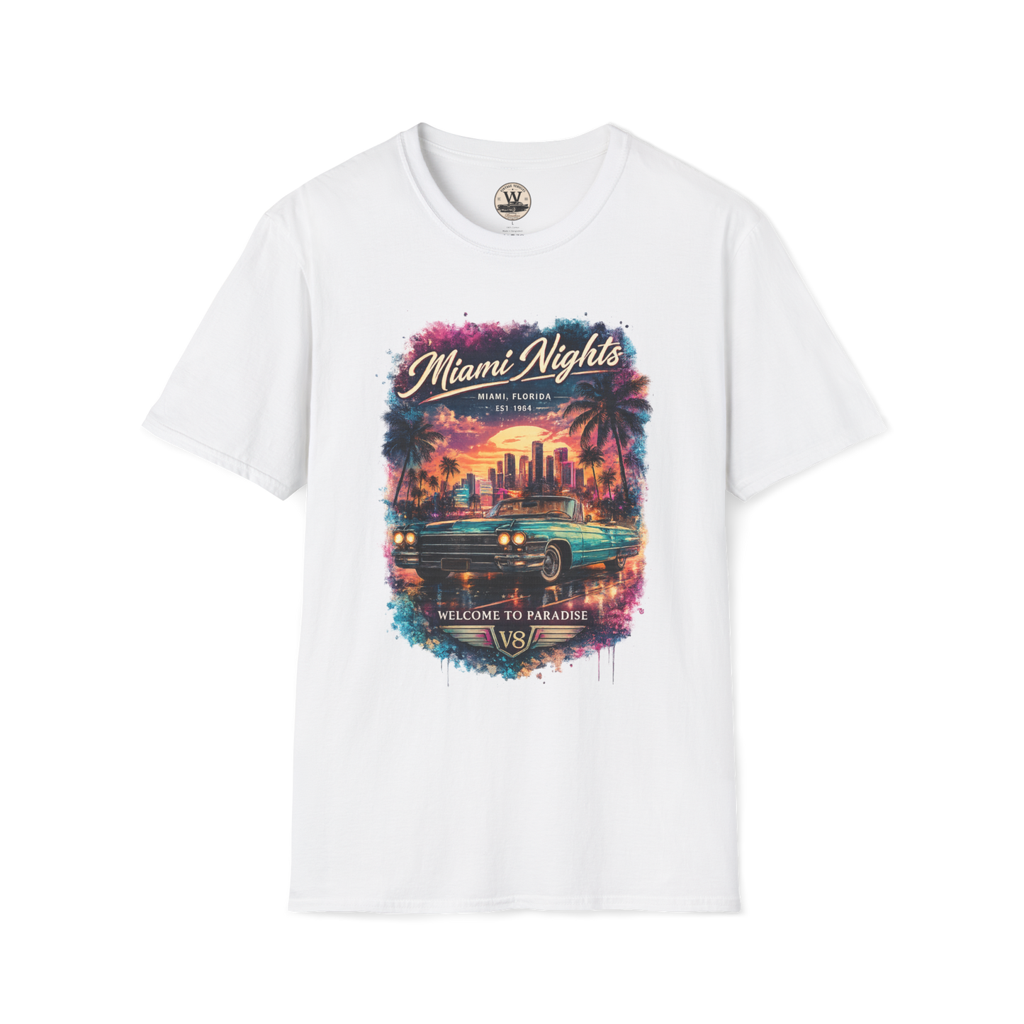 Miami Nights V8 Tee