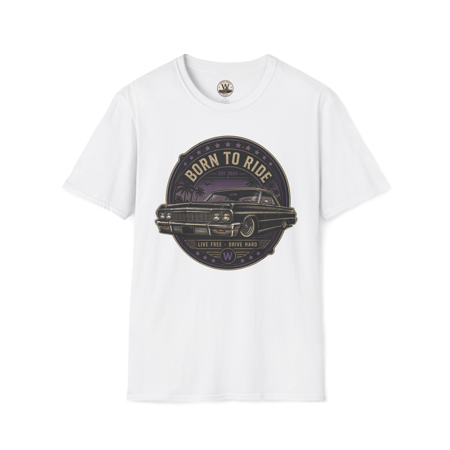 Born To Ride – Classic Lowrider Tee