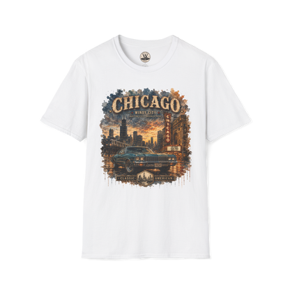 Chicago Streets & Steel Tee