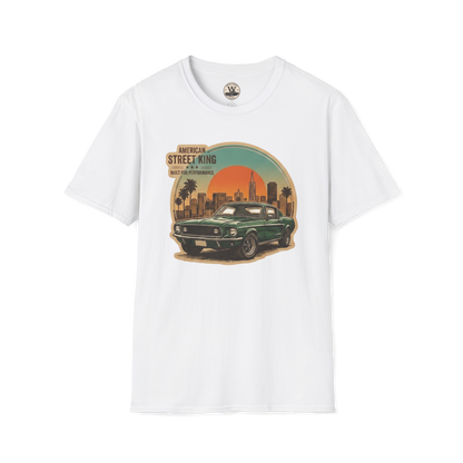 American Street King – Classic Muscle Car Tee