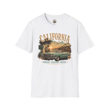 California Sunset Cruiser Classic Car Tee