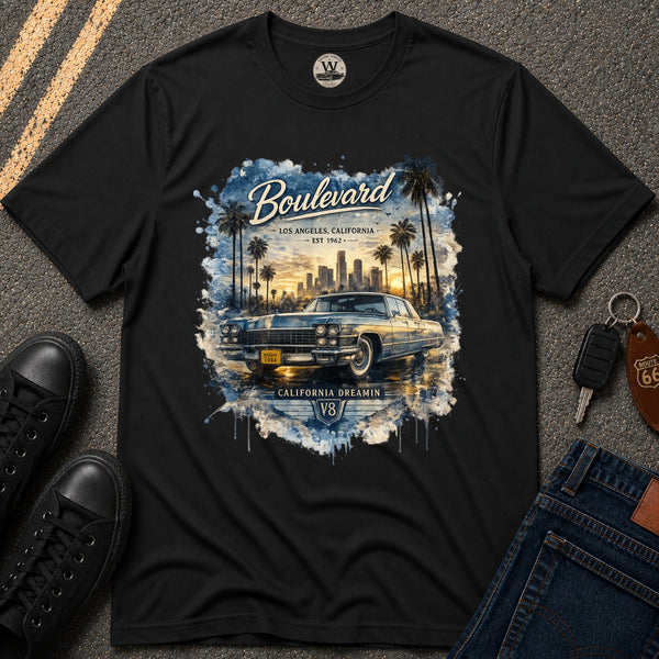 LA Boulevard – Vintage Vehicle Tee