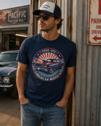 Make Way – American Muscle Car Tee